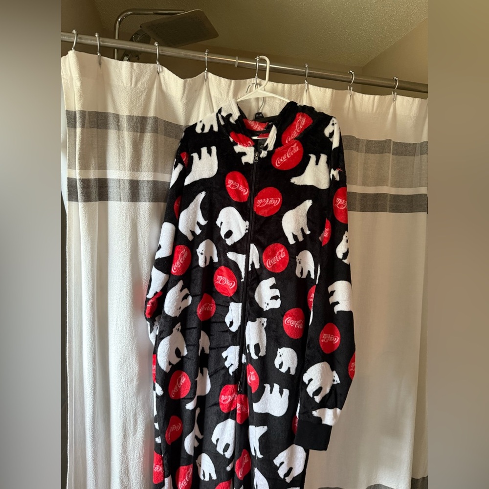 Coca Cola footie pajamas